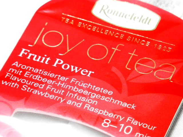 画像: 【ロンネフェルト】ジョイオブティー　フルーツパワー　１本　爽やかな酸味とフルーツの甘み　色が赤くきれいです